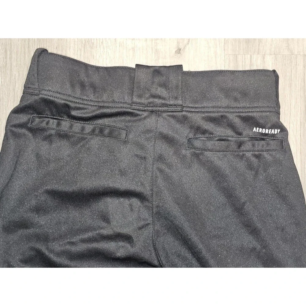 YOUTH Adidas Baseball Aeroready Pants Black Size Youth Large